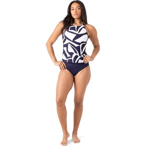 Nautica Women’s Tankini Swimsuit Set– Quick-Dry, UPF+, Bathing Suit Top, Swim, Beach, Pool, Resort Wear,(Navy)