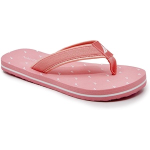 Nautica Women’s Thong Strap Sandal, Flip-Flop Boat Slide(Pink)